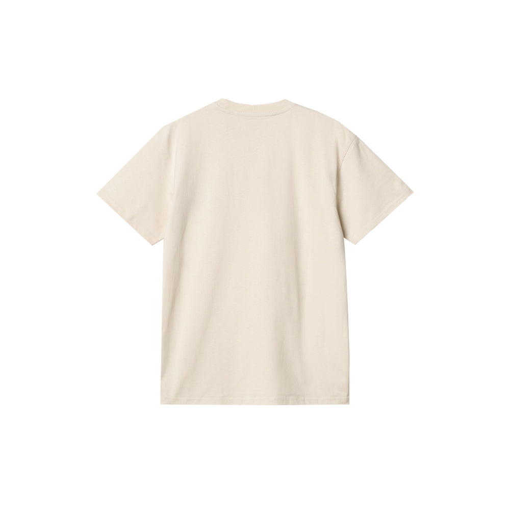 S/S American Script T-Shirt - Natural