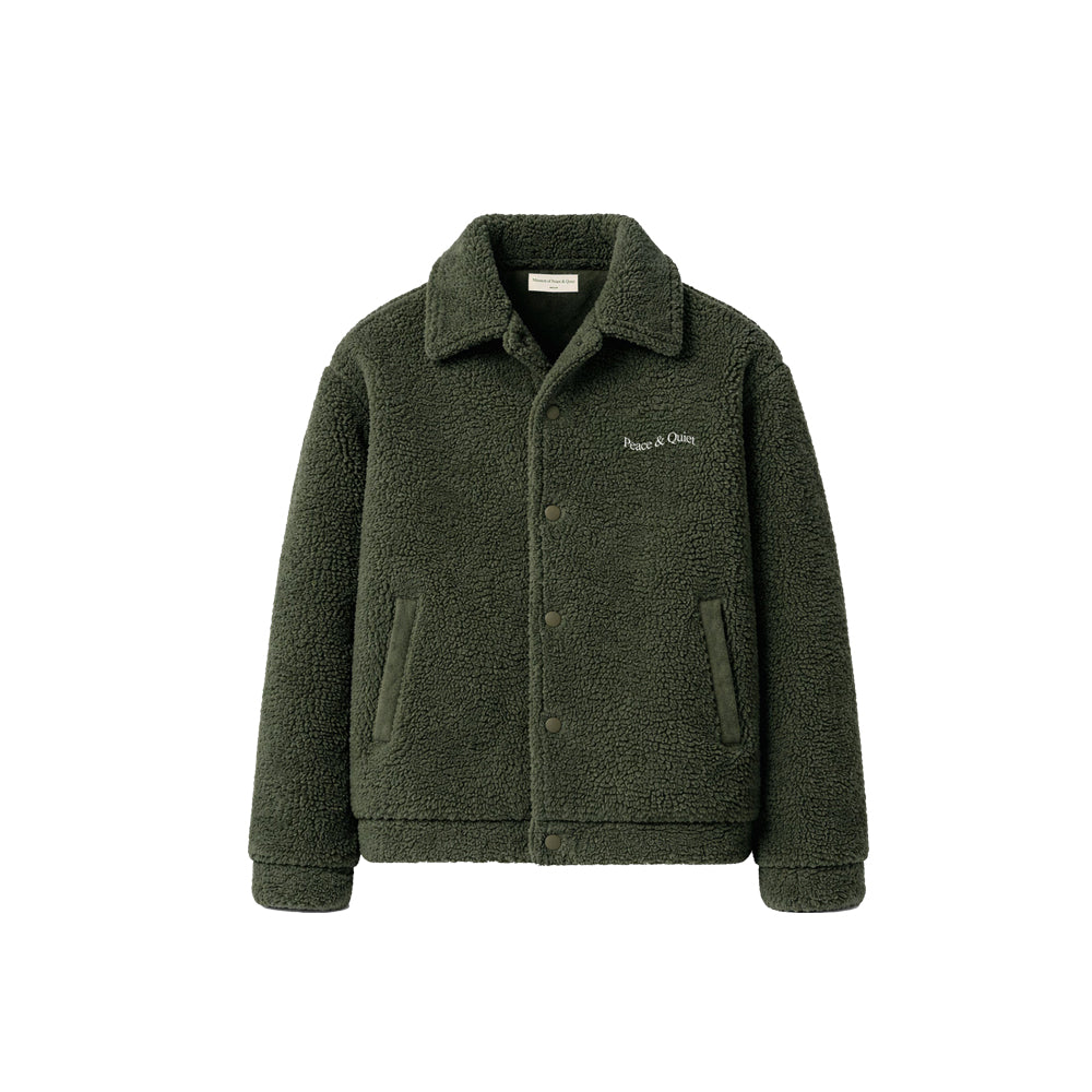 Wordmark Sherpa Work Jacket - Forest
