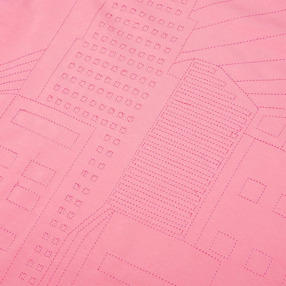 Skyline Waffle LS Shirt - Pink