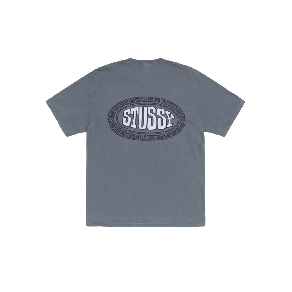 Tile Oval Pigment Dyed Tee - Navy