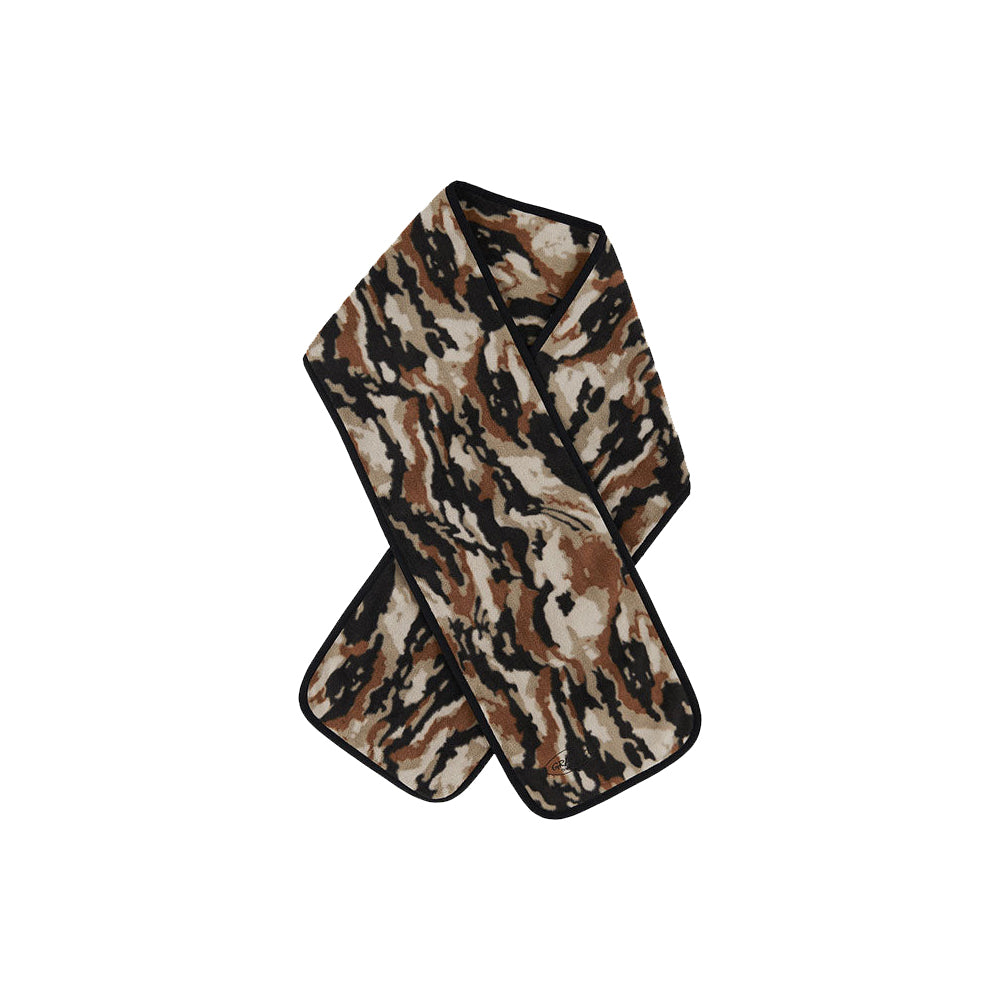 Thermal Fleece Scarf - Bark Camo