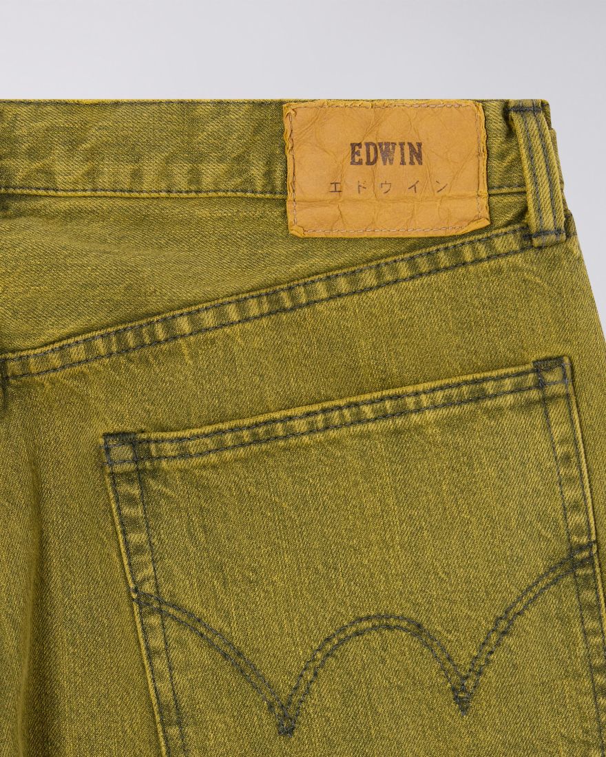 Wide Pant (Black Yellow Overdyed)
