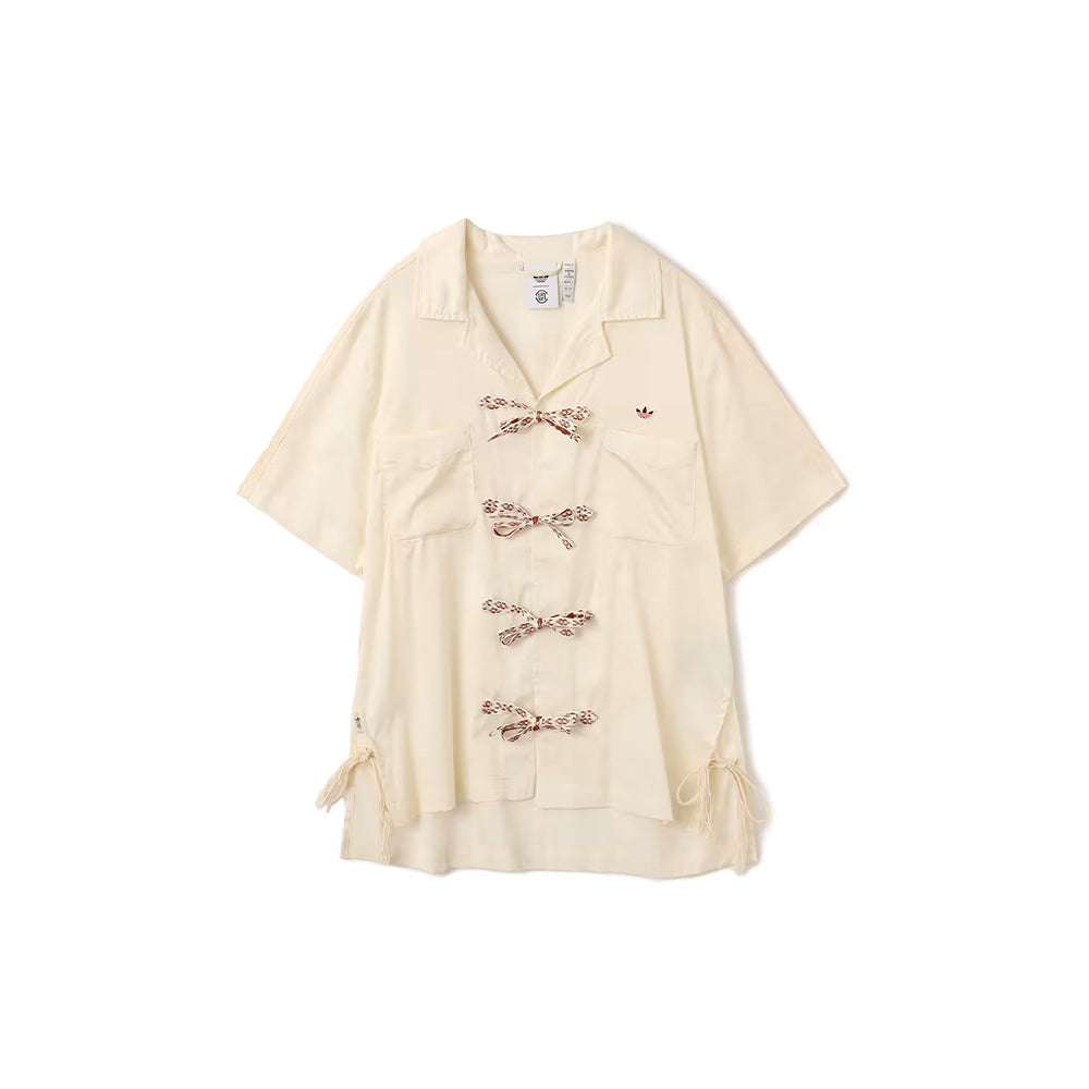 CLOT x Adidas Bowling Shirt (Cream White)