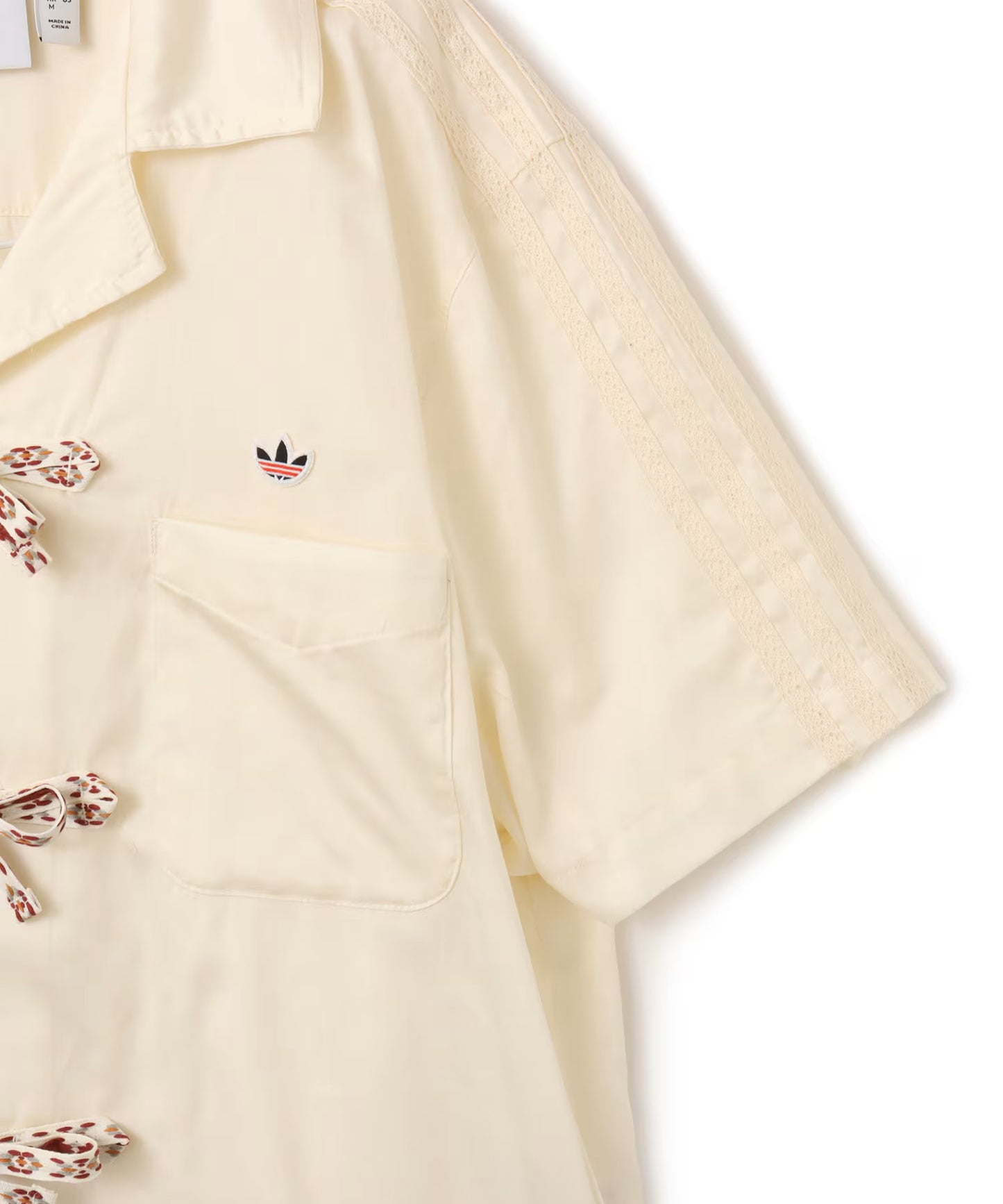 CLOT x Adidas Bowling Shirt (Cream White)