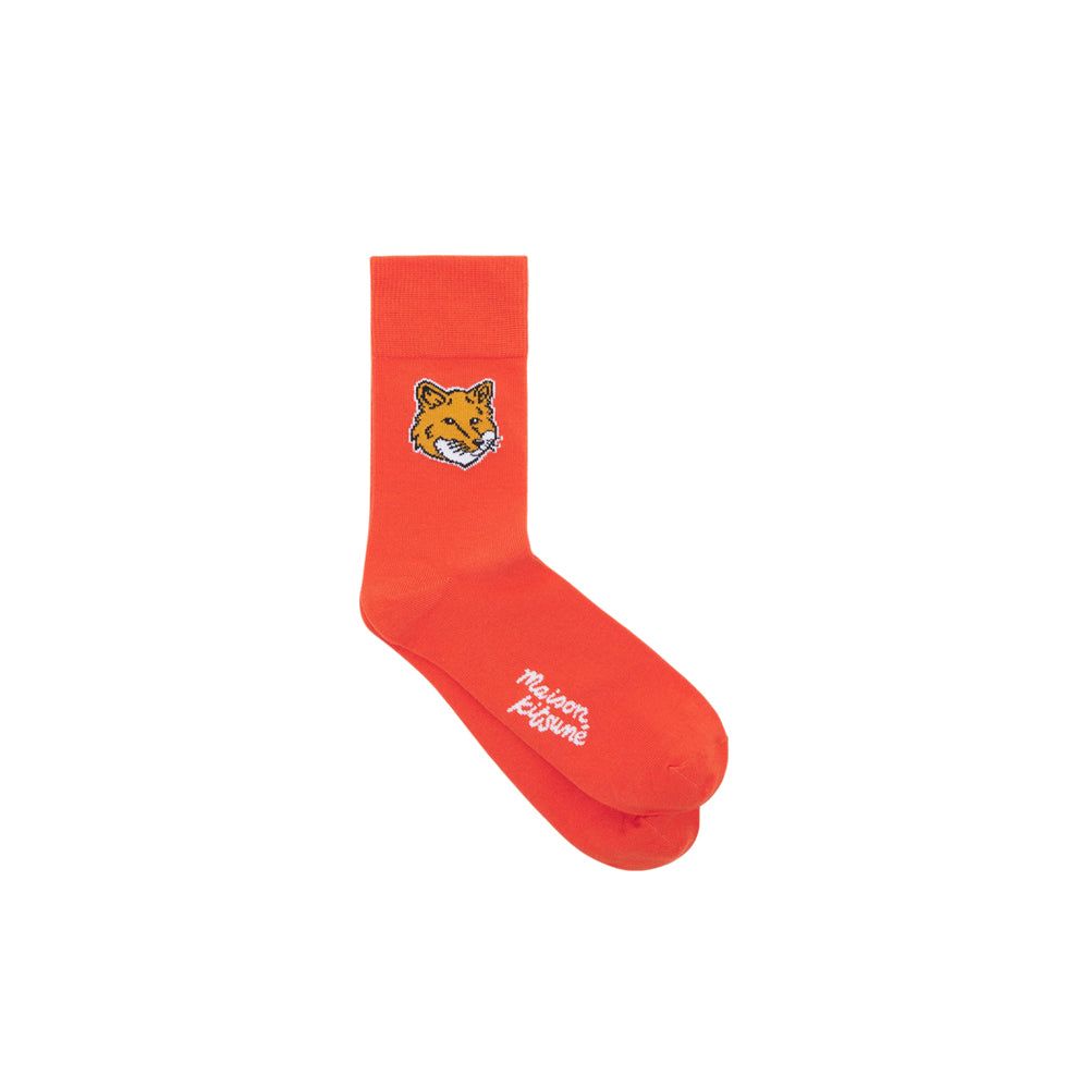 Fox Head Socks (Wild Strawberry)