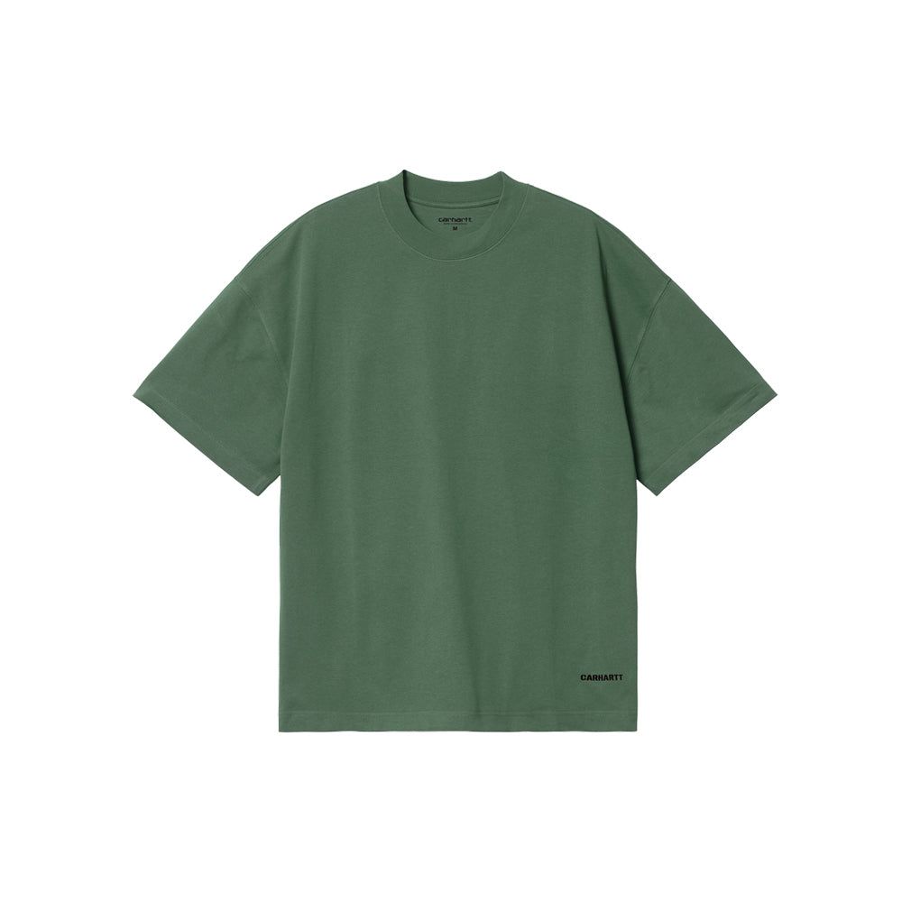 S/S Link Script T-Shirt (Park/Black)