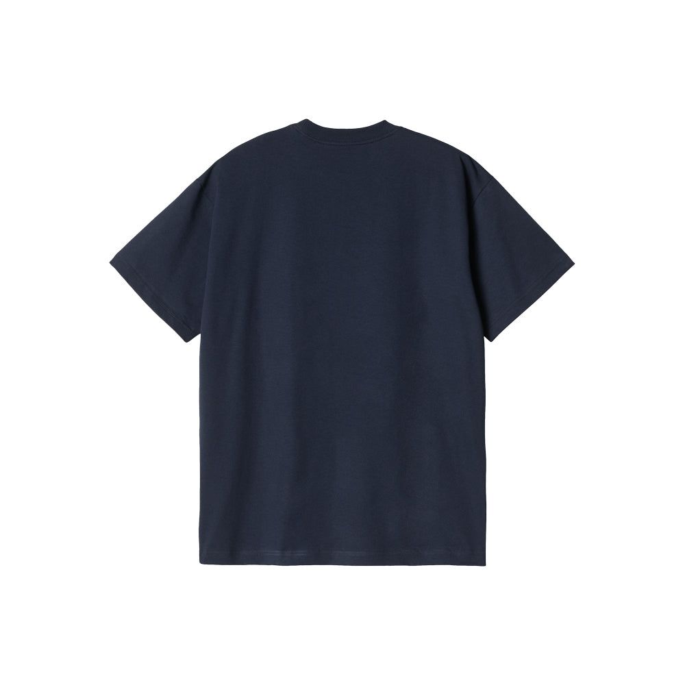 تي شيرت S/S بتصميم إطار العجلة (أزرق سلاح الجو)