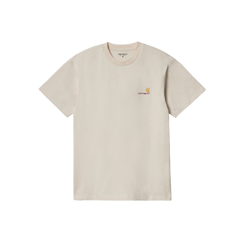 تي شيرت S/S American Script (طبيعي)