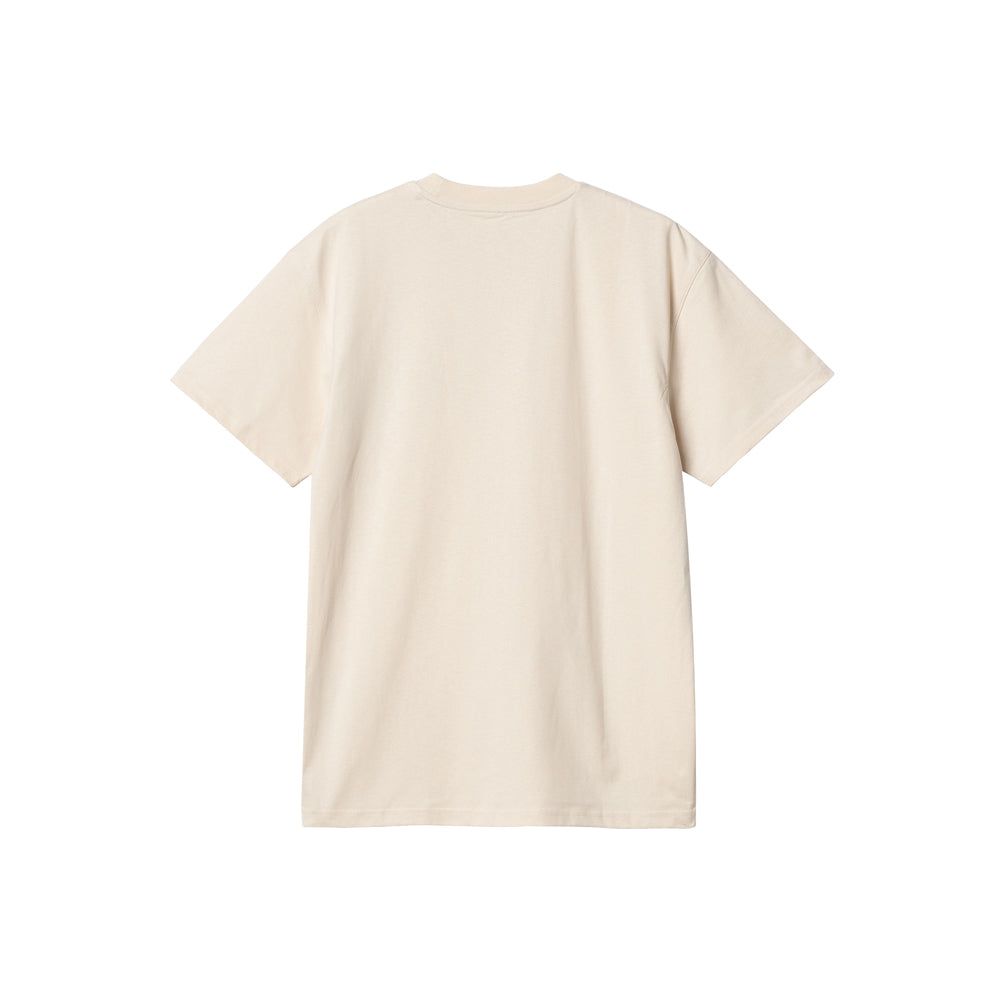 تي شيرت S/S American Script (طبيعي)