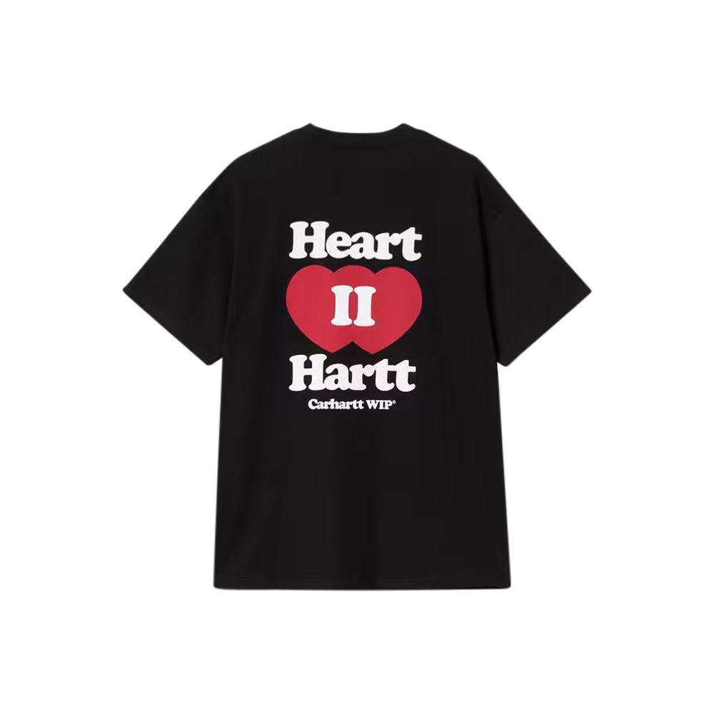 S/S Heart II Hartt T-Shirt - Black