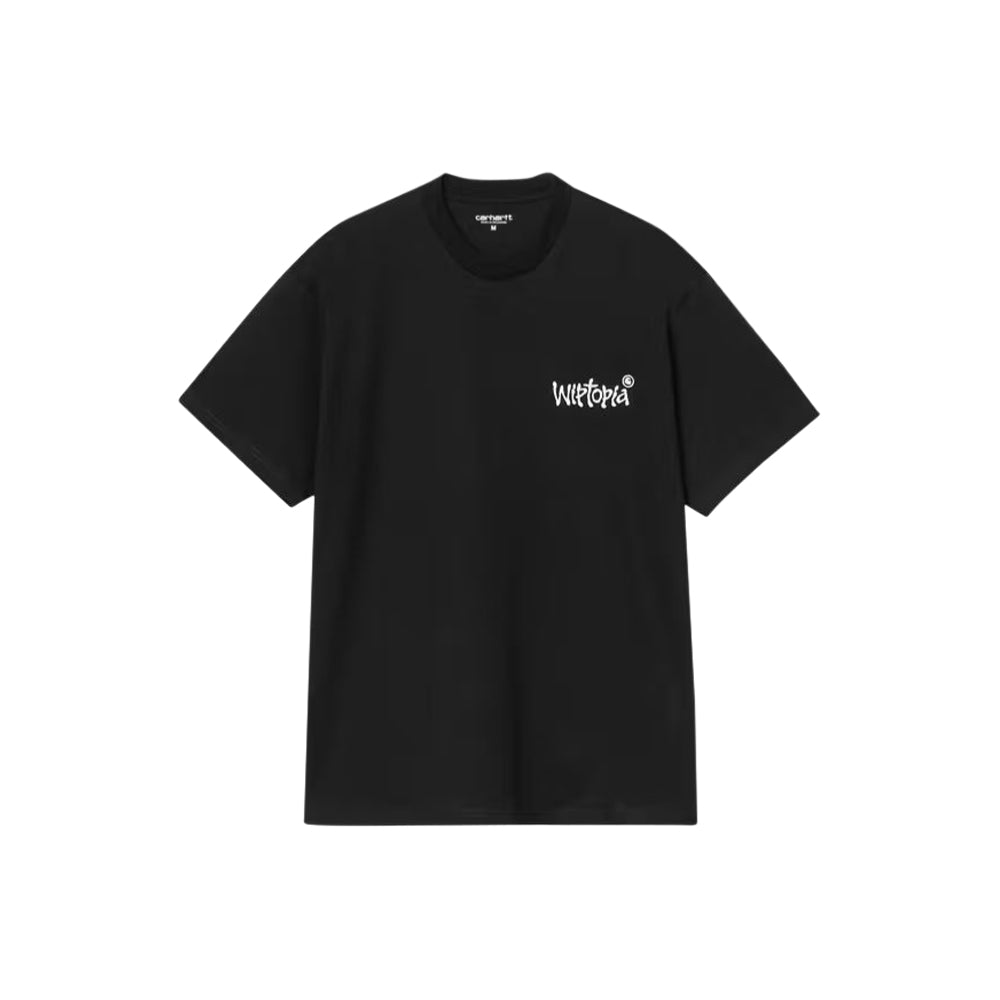 S/S Wiptopia Script T-Shirt - Black/Wax