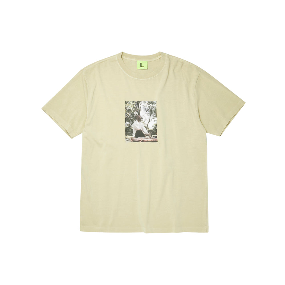 Inside Out Tee (Pale Olive)