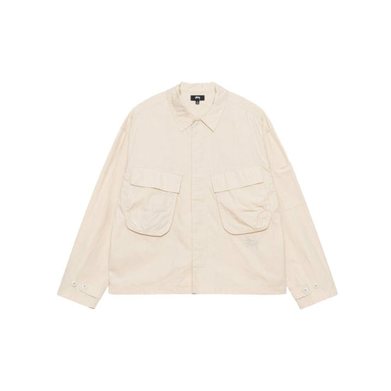 Military LS Overshirt (bone)