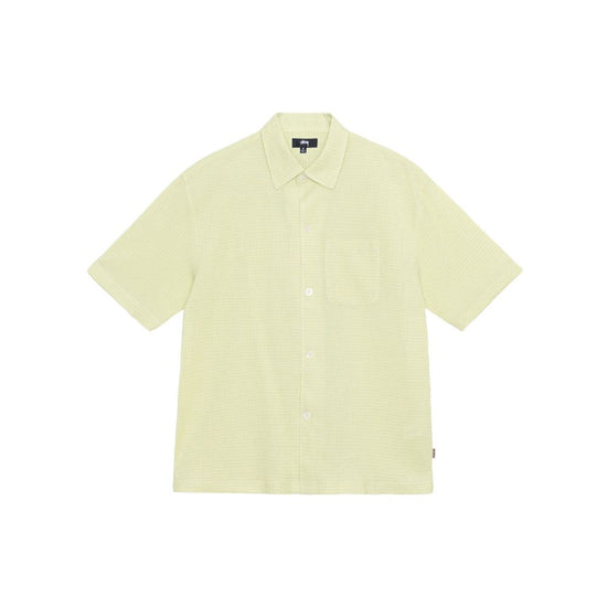 Flat Bottom Crinkled Shirt (Lime)