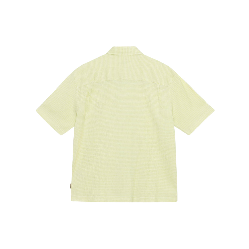 Flat Bottom Crinkled Shirt (Lime)