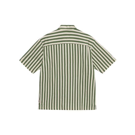 Flat Bottom Stripe Shirt (Green)