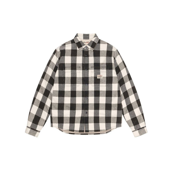 Buffalo Plaid Shirt (Bone)