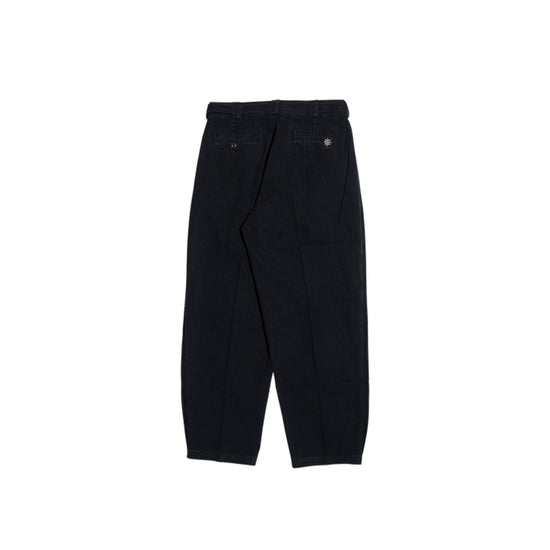 Pleated Work Pant (Jet Black)