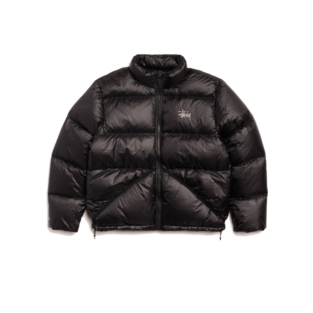 Micro Ripstop Down Mock - Jet Black