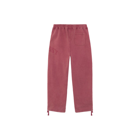 Faded Graphic Fleece Pant (burgundy)