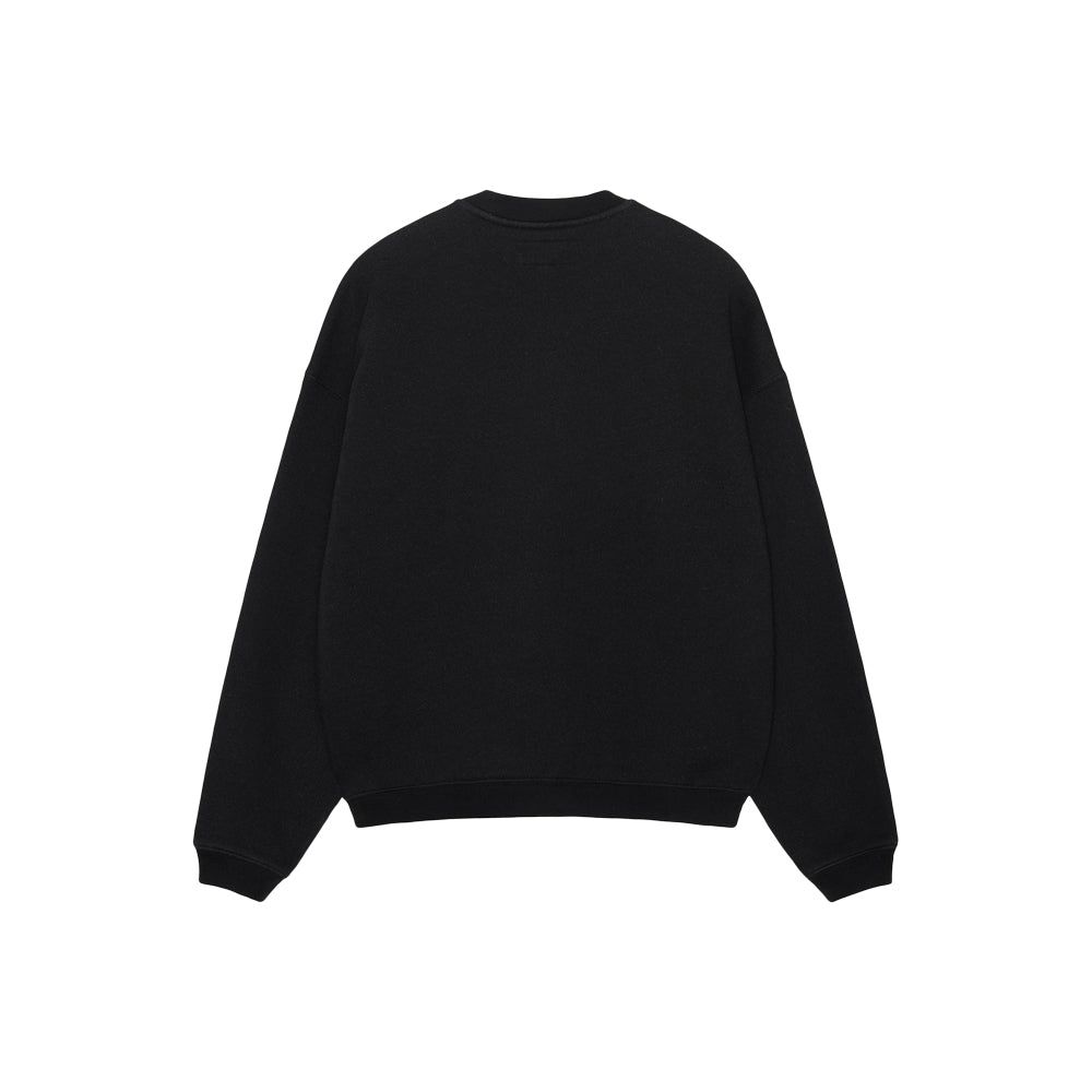 طاقم رياضي كبير بتصميم كراكل (أسود مغسول)