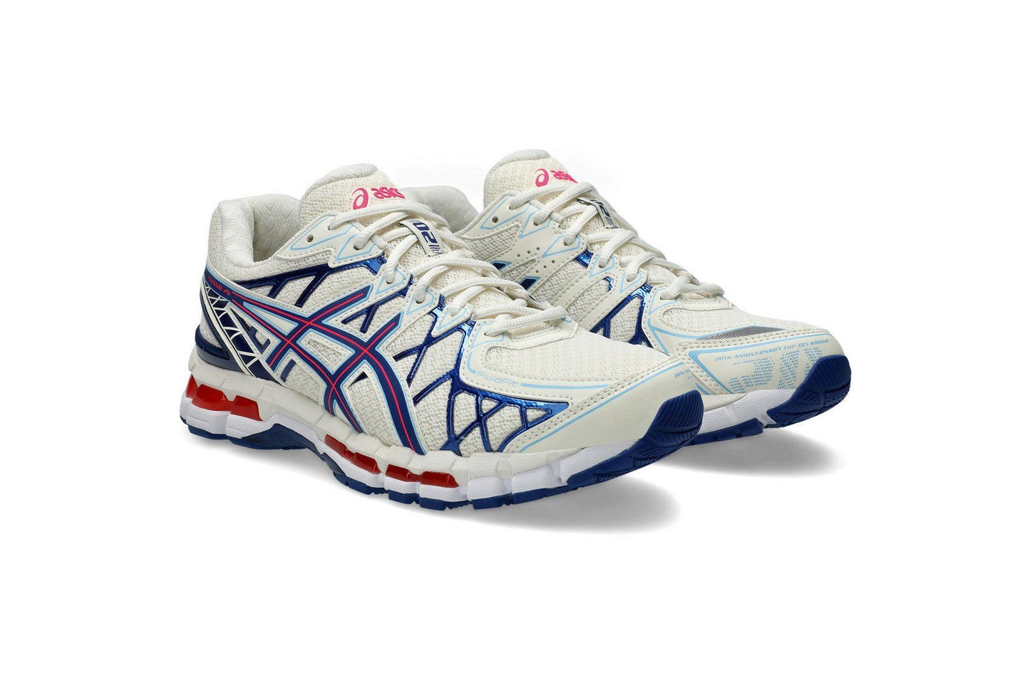 Gel-Kayano 20 (Cream/Deep Marine)