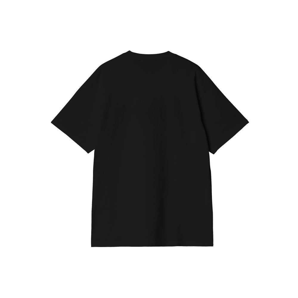 S/S Label Script T-Shirt (Black)
