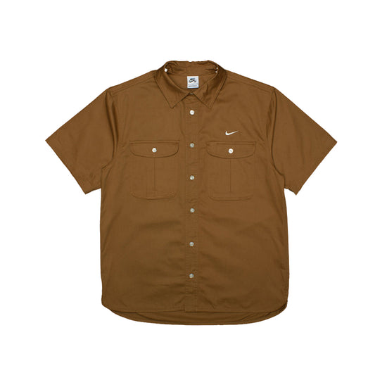 Nike SB Tanglin SS Woven Button Up (Ale Brown)
