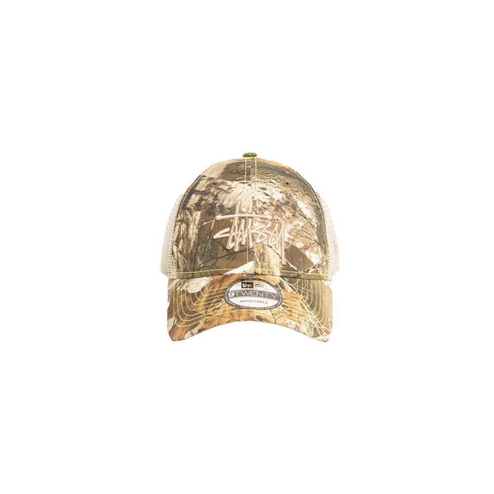 New Era x Stussy Basic Trucker 9Twenty Cap - Real Tree Edge