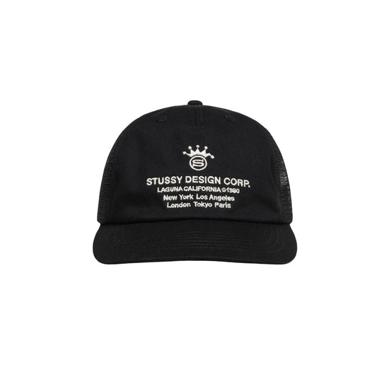 LP Design Crop Trucker Cap (black)