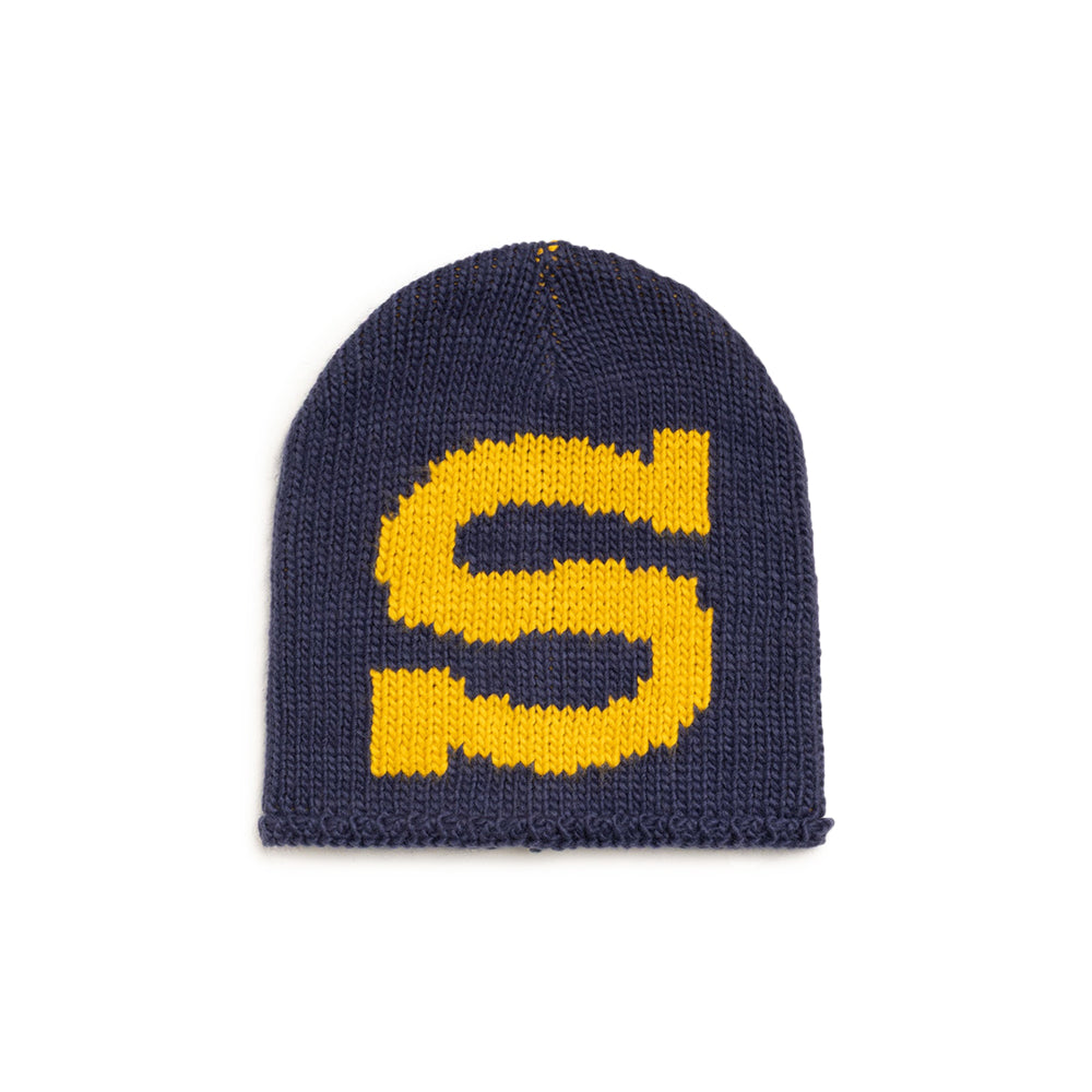 Skullcap Knit Burly - Navy