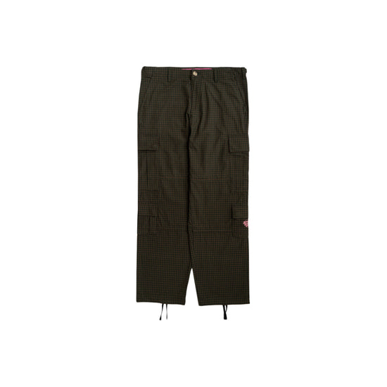 Check Cargo Pant (Green)