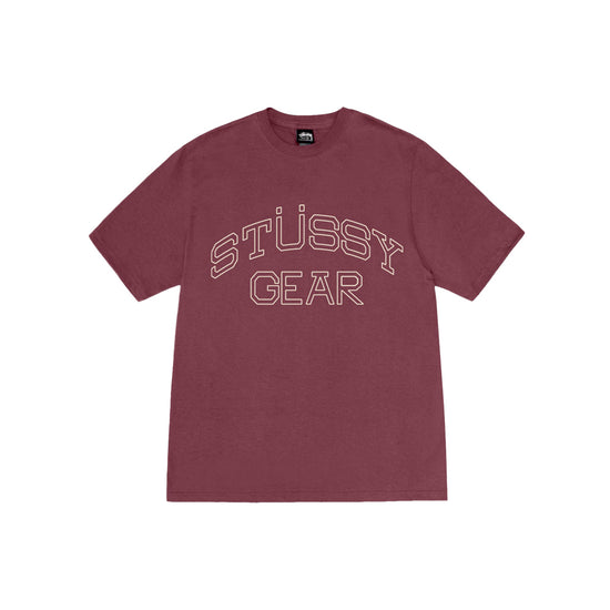 Stussy Gear Tee (oxblood)