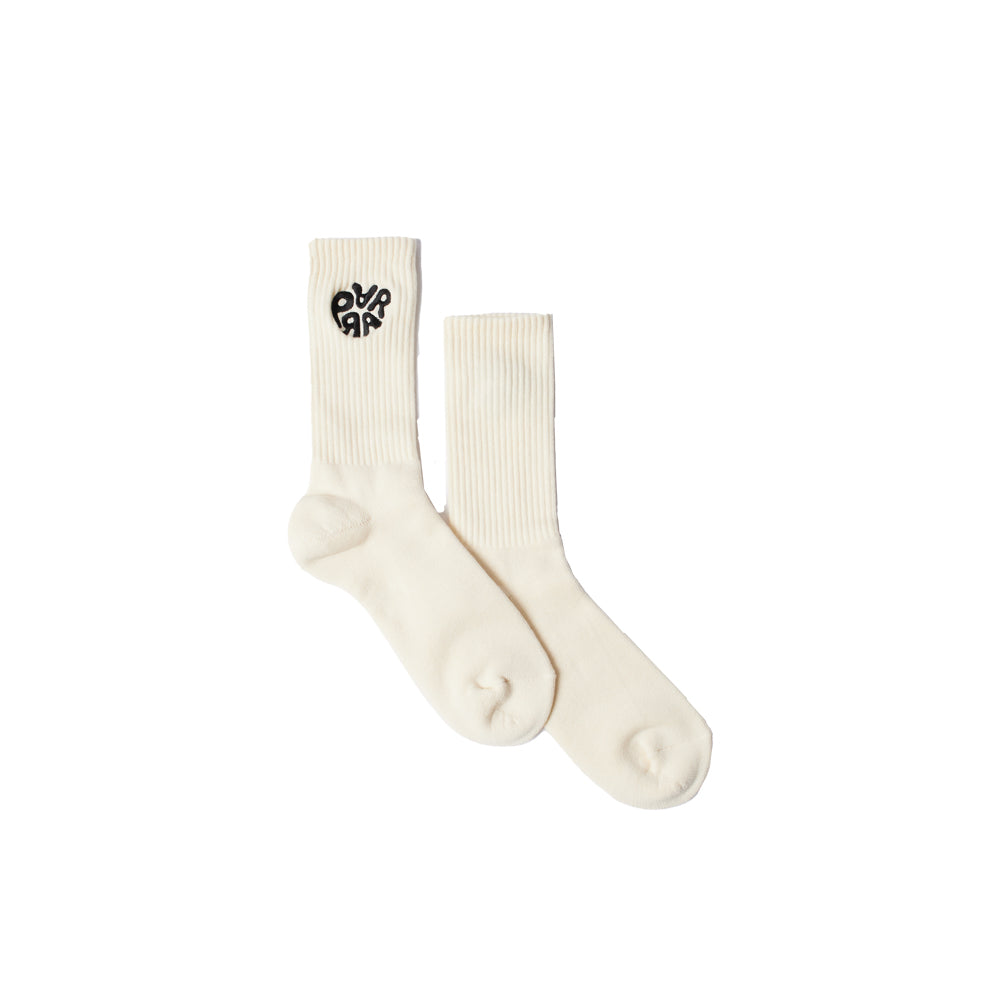 1976 Logo Crew Socks - Off White