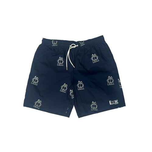 TLC x Pat&Mat AOP Shorts (Navy)