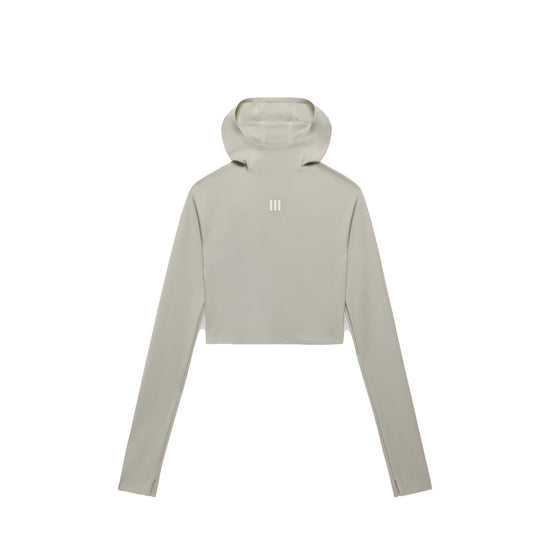 Women's Fear Of God Athletics Crop Hoodie (Sesame)