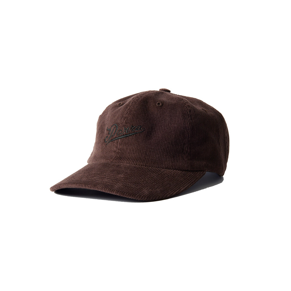 Fancy Logo 6 Panel Hat (Dark Mahogany)