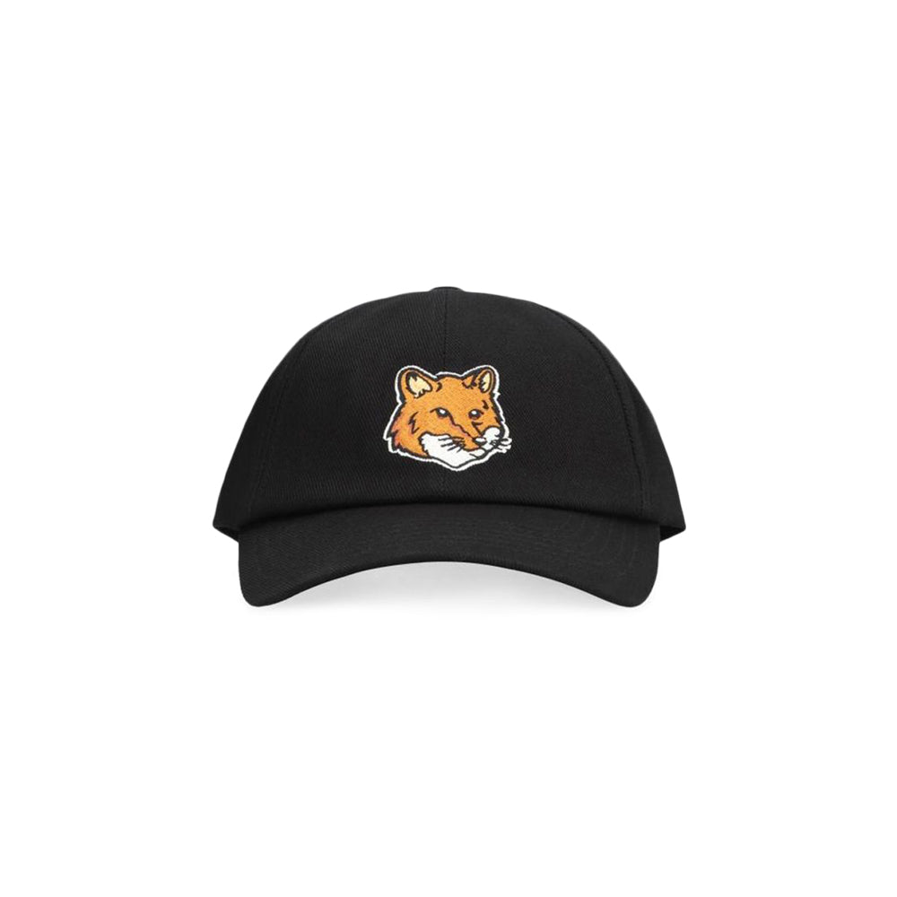 Large Fox Head 6P Cap (Black)