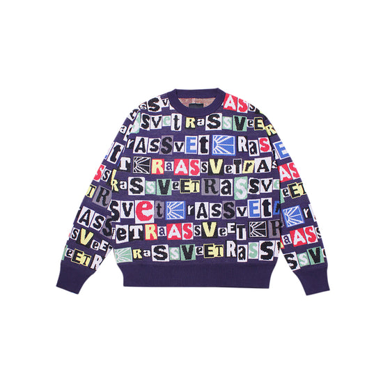 Typo Classic Crewneck Jumper Knit (Multi)