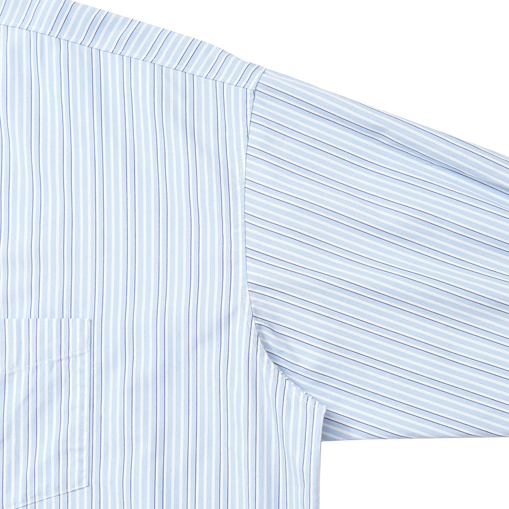 2 Face Dress Shirt V2 - Blue Stripes