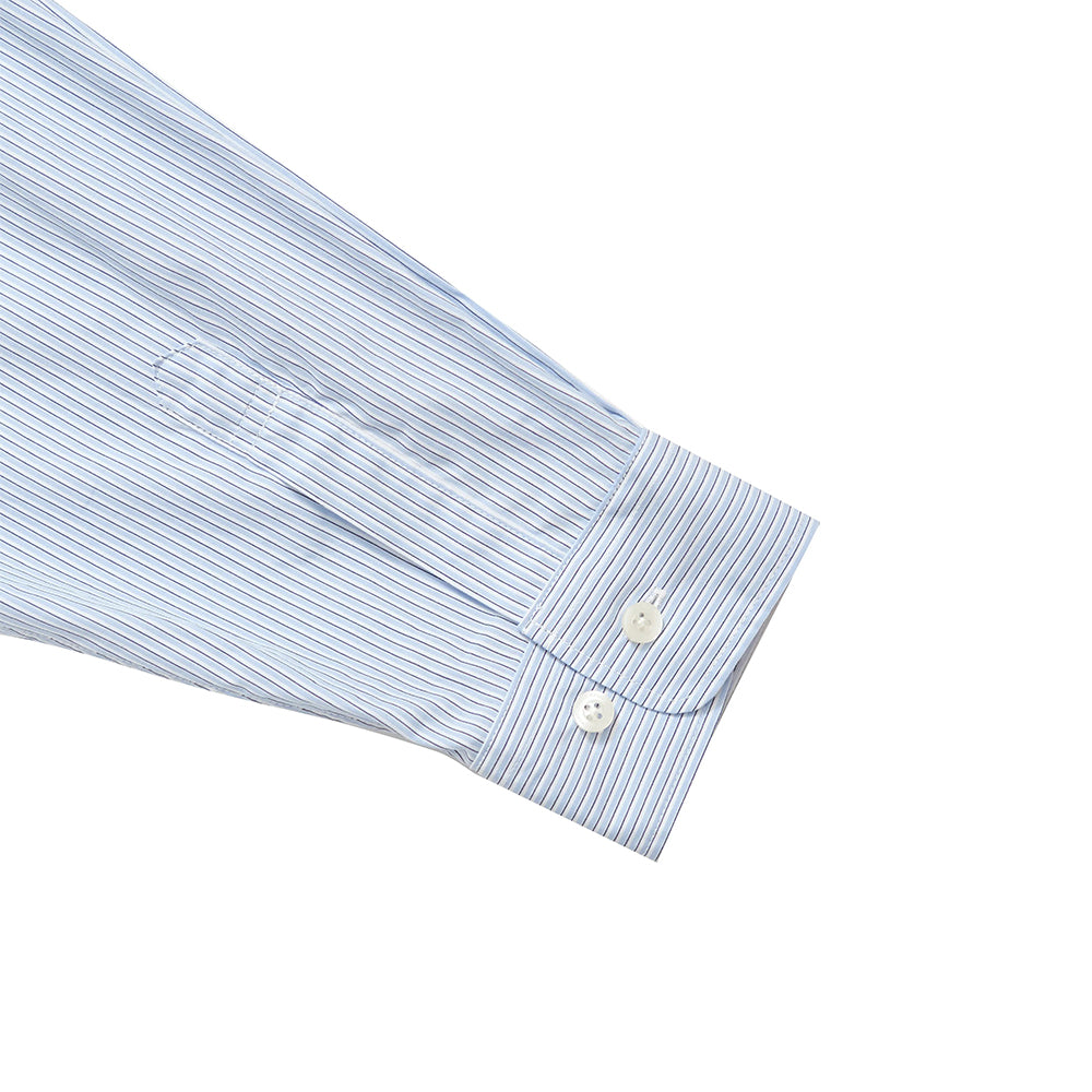 2 Face Dress Shirt V2 - Blue Stripes