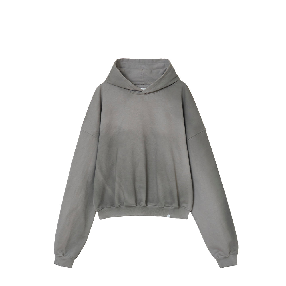 2 Tone Comfort Hoodie - Steel Grey with Spray