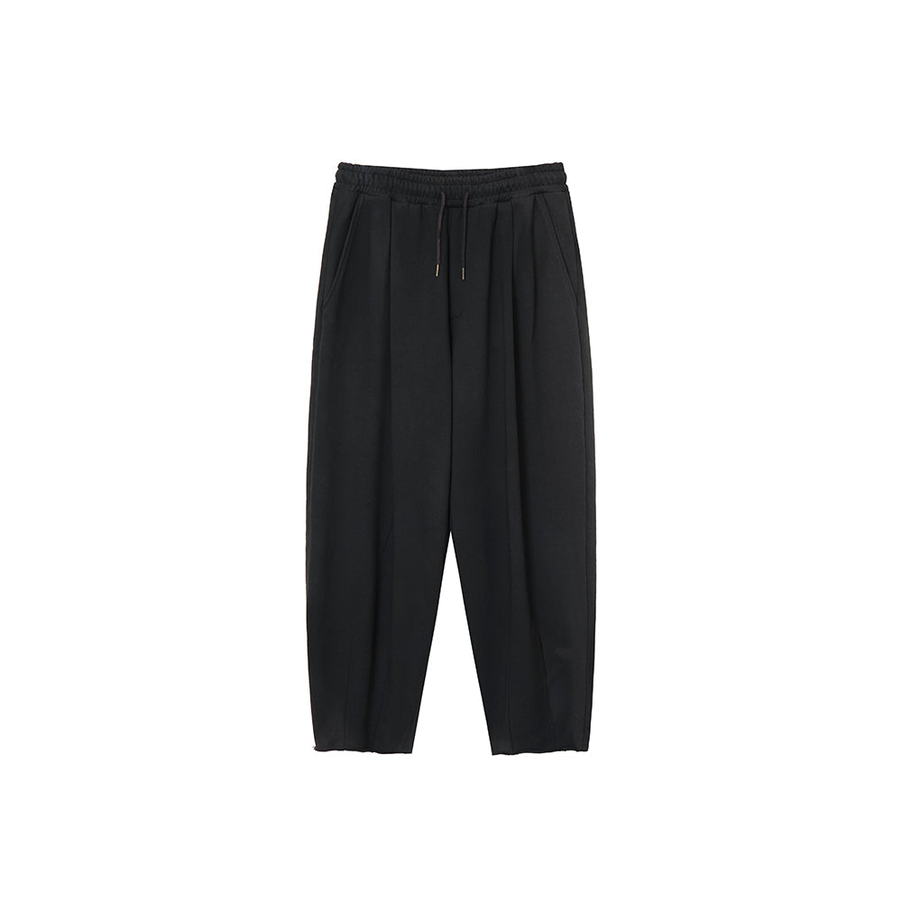2 Tone Wide Balloon Pant V2 - Dark Grey with Spray