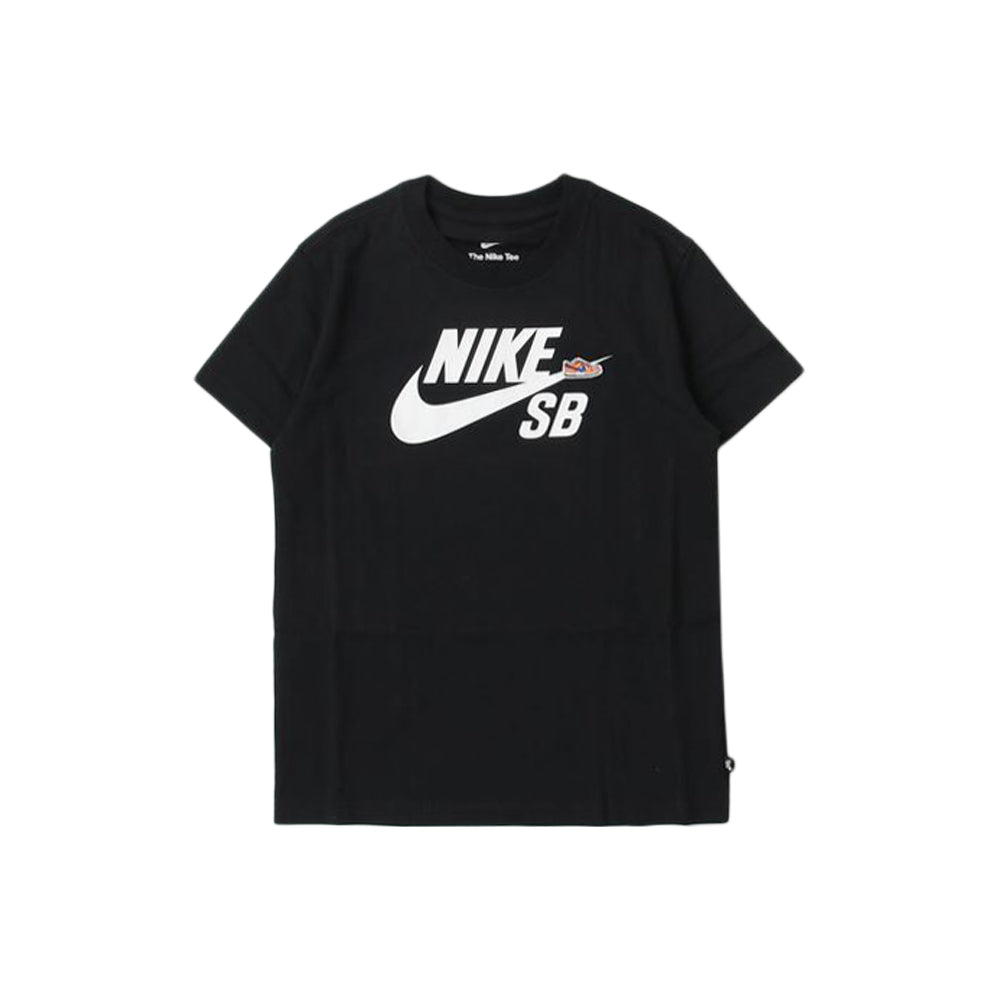 Kids Nike SB Tee Logo (Black/White)