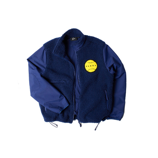 Balled Fleece Jacket (Dark Royal Blue)