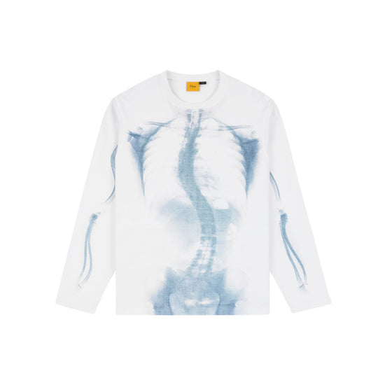 Wave Bones Terry LS Shirt (white)