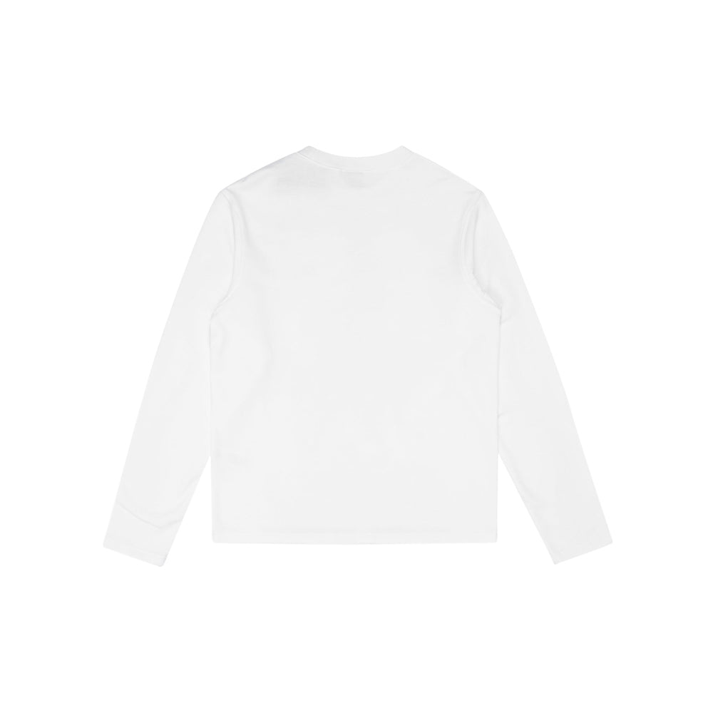 Wave Bones Terry LS Shirt (white)