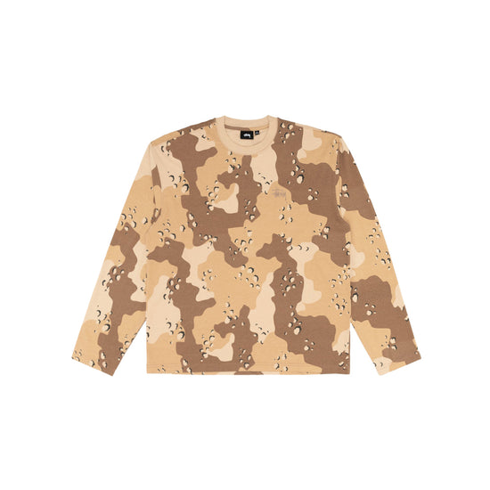 Heavy Washed LS Crew (desert camo)