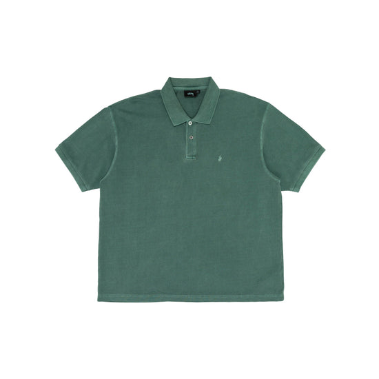 Pique Polo Pigment Dyed (green)