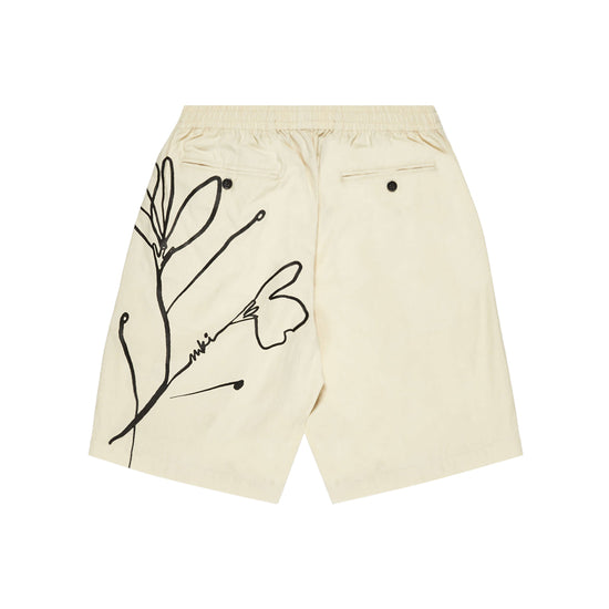 MKI Floral Shorts (Ecru)